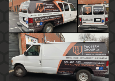 Partial Wrap with Decals Home Remodeling Company_H&M