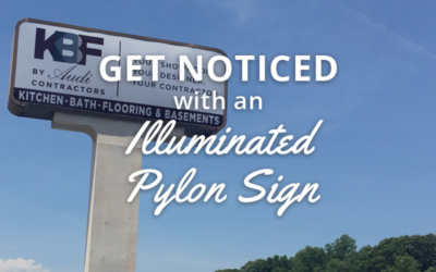 Pylon Pole Sign for Contractor in Leesburg, VA